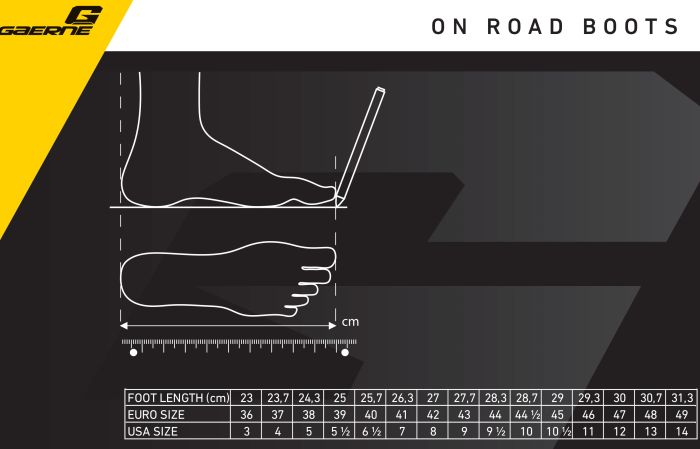 Мотовзуття Gaerne G-ROCKET BLACK 42