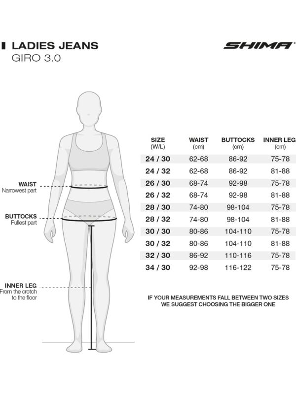 Мотоджинси SHIMA Giro 3.0 LADY Black W24-L32