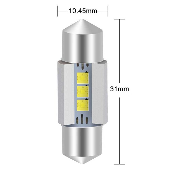 Комплект светодиодных ламп Infolight C5W-FS-31 (31 мм) Canbus