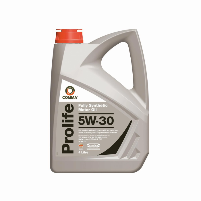 Моторное масло Comma PROLIFE 5W-30 C3 для легковых авто 4 литра (PRO4L)
