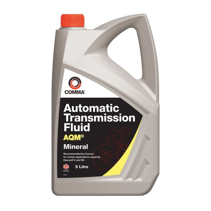 Трансмиссионное масло для автоматических коробок Comma AQM AUTO TRANS FLUID 5 литров (ATM5L)