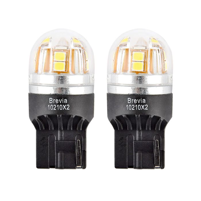 Brevia S-Power W21W 330Lm 15x2835SMD 12/24V CANbus, 2шт (10210X2)