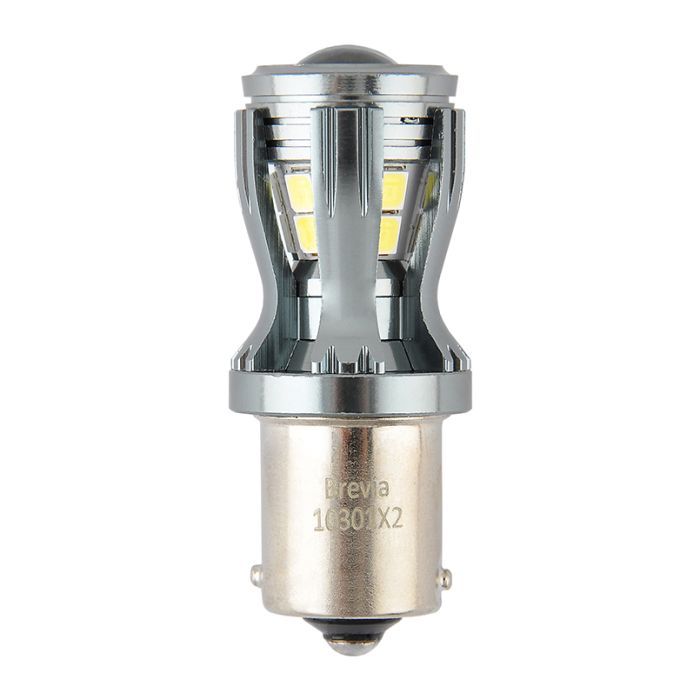 Brevia PowerPro P21W 350Lm 14x2835SMD 12/24V CANbus, 2шт (10301X2)