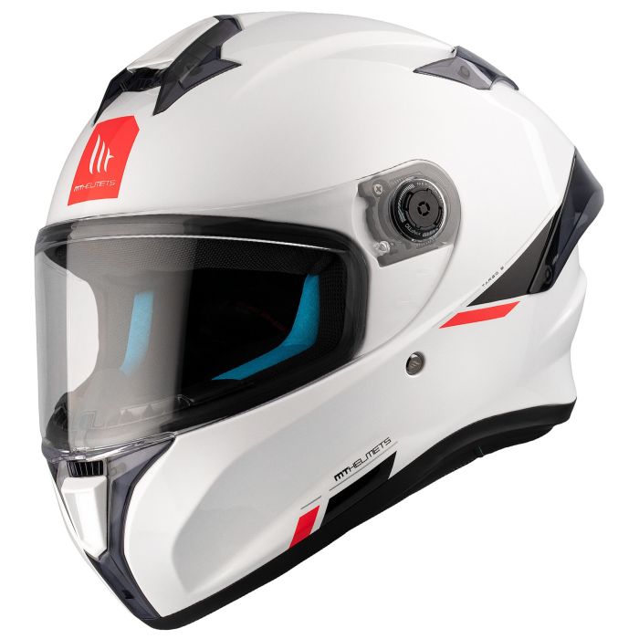 Мотошолом MT Targo S Solid A0 Gloss White ECE2206 XS