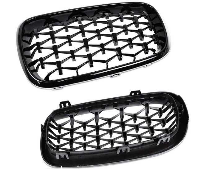 Решетка радиатора на BMW X5 F15 / X6 F16 стиль Diamond Black