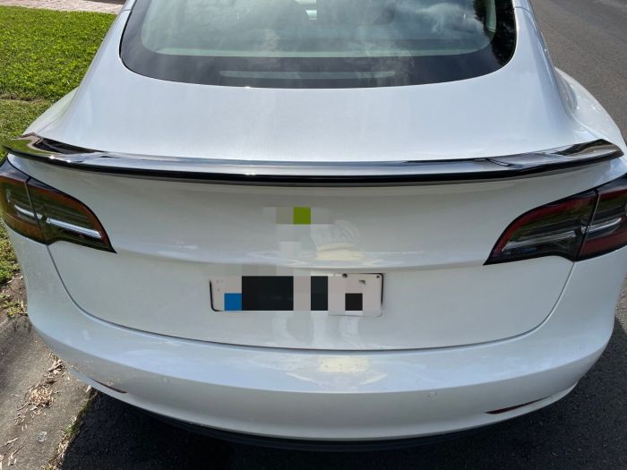 Спойлер Tesla Model 3 стиль М4 Large ABS-пластик (17-22 г.в.)