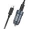 Автомобільний зарядний пристрій HOCO Z57 Glorious single-port PD30W car charger set (C to C) Metal Gray (6942007633086)