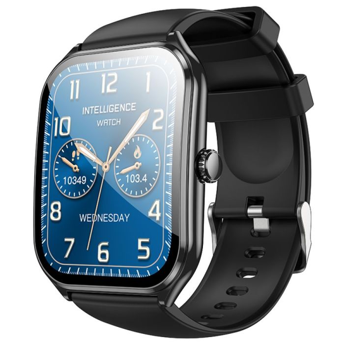 Смарт-годинник HOCO Y28 AMOLED 49mm. 200 mAh. IP67 Smart sports watch (call version) Black (6942007648479)