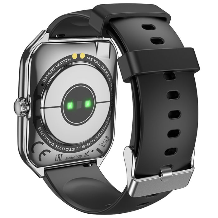 Смарт-годинник HOCO Y28 AMOLED 49mm. 200 mAh. IP67 Smart sports watch (call version) Black (6942007648479)