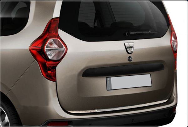 Накладка на порог багажника нержавейка для Dacia Lodgy 2012-2022 гг