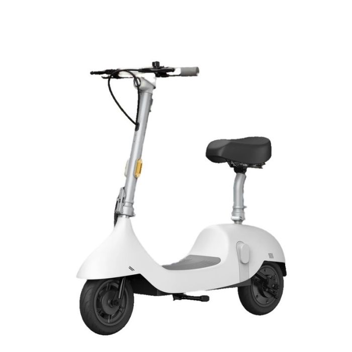 Електросамокат з сидінням OKAI Ceetle PRO EA10C White 10', 350(900)W, 25Km/h, 10.4Ah, 55Km, 20%, NFC, App.29kg (EA10C-W)