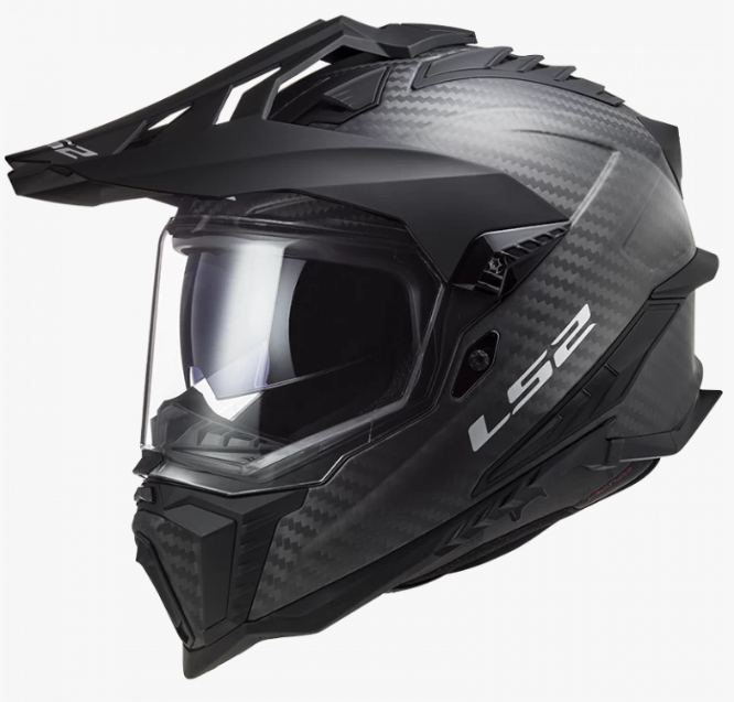 Мотошолом LS2 MX701 C Explorer Solid Gloss Carbon L