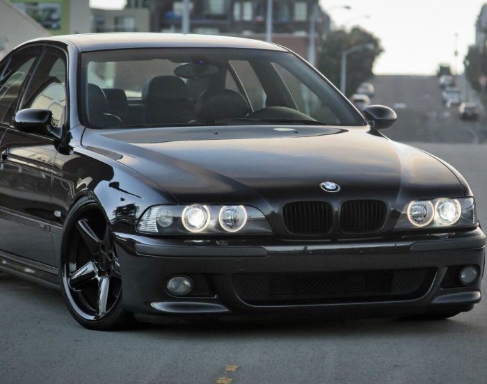 Решетка радиатора BMW E39, гриль, "ноздри"
