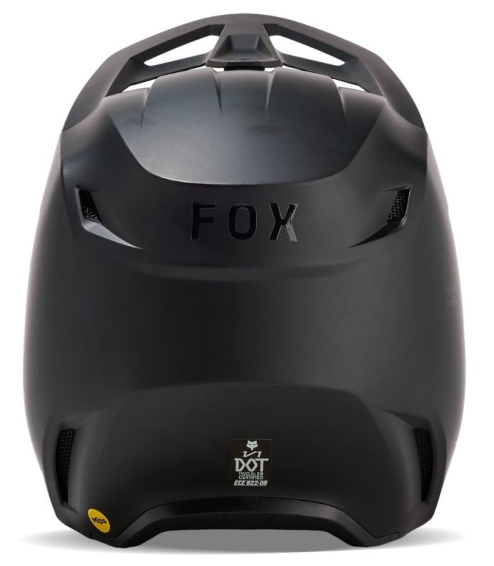 Мотошолом FOX V1 SOLID HELMET Matte Black, XL