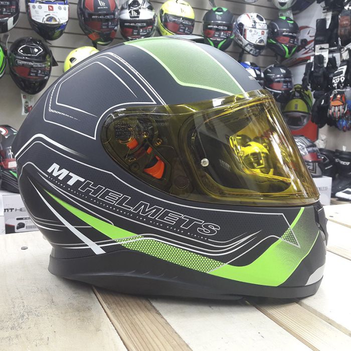 Візор MT V-12 Yellow для Thunder 3 SV, Thunder Kid, (Blade, Revenge до 2018р)