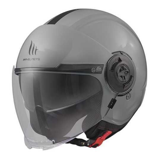 Мотошолом MT VIALE SV S Solid Gloss Grey L