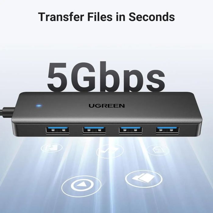 USB-хаб UGREEN 4-Port USB 3.0 Hub 0.15m (UGR-25851)