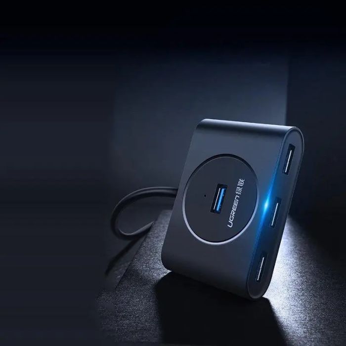 USB-хаб UGREEN USB 3.0 Hub  0.5m (Black) (UGR-20290)