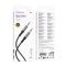 Аудіокабель BOROFONE BL24 3.5mm male to 3.5mm male, nylon braid, 1m, Metal Grey (6941991118968)