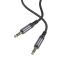 Аудіокабель BOROFONE BL24 3.5mm male to 3.5mm male, nylon braid, 1m, Metal Grey (6941991118968)