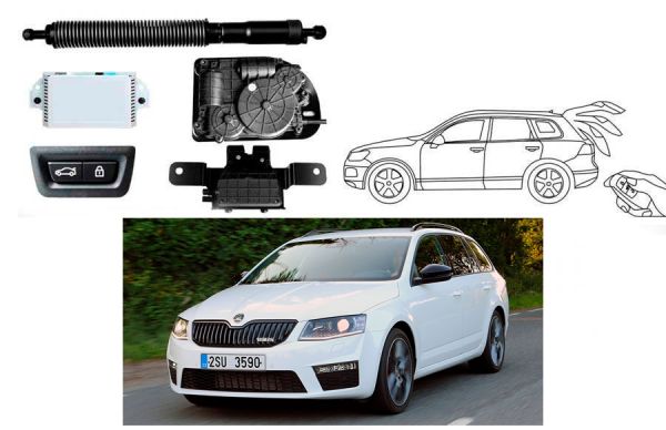 Сервопривід багажника SKODA OCTAVIA A7 UNIVERSAL 2017-2023. Prime-X SP-011