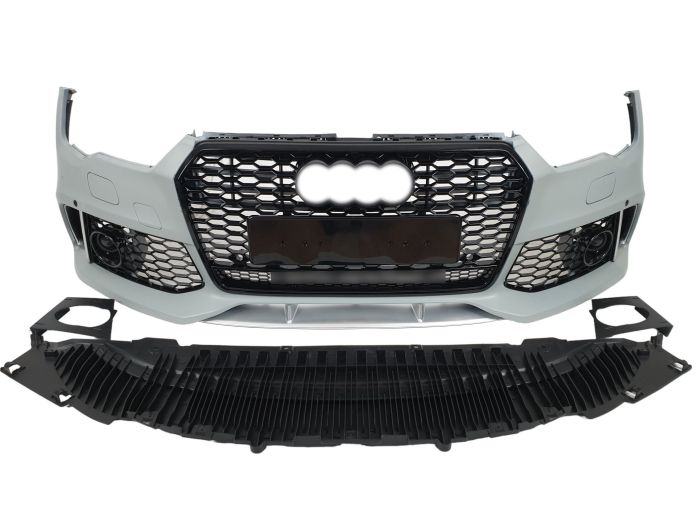 Передний бампер (стиль RS7) Quattro на AUDI A7 4G 2014-2017 года