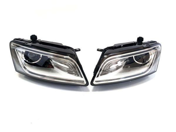 Передние фары ( Bi-Xenon не адаптив Европа комплектные ) на Audi Q5 8R 2012-2016 года.