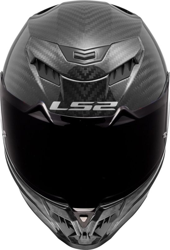 Мотошолом LS2 FF807 DRAGON Matt Carbon XS