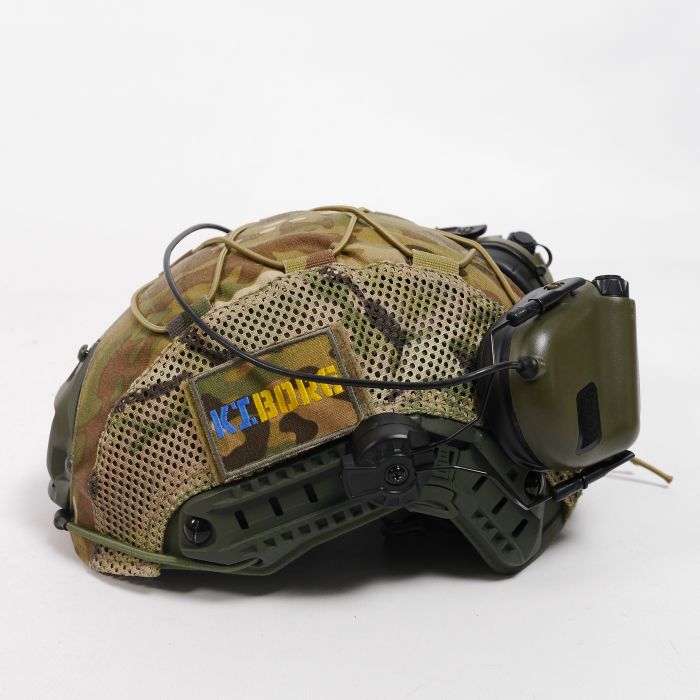 Тактические наушники EARMOR M31Н с креплением Олива
