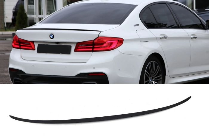 Спойлер Черный глянец (стиль M5) на BMW 5 Series G30/G31 2017-2020 года