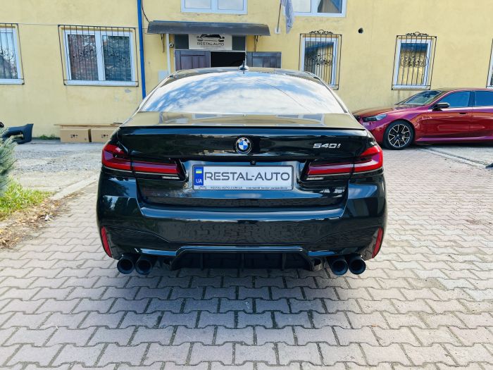 Спойлер Черный глянец (стиль M5) на BMW 5 Series G30/G31 2017-2020 года