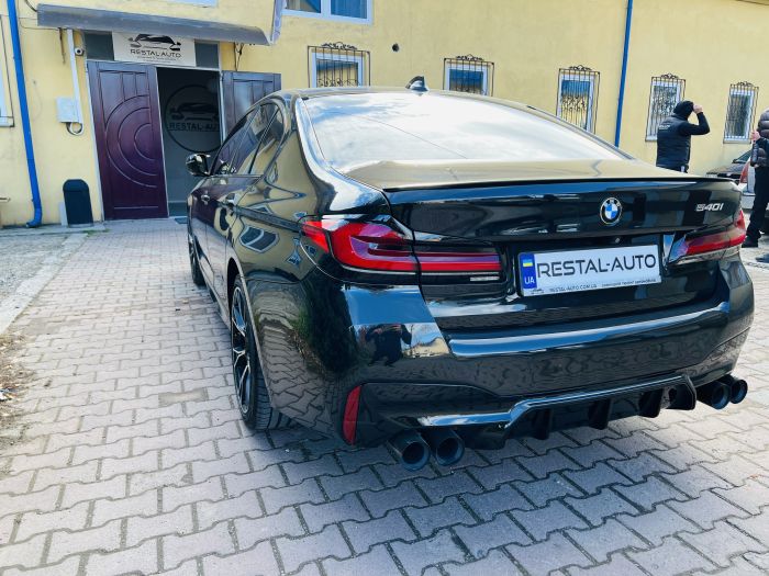 Спойлер Черный глянец (стиль M5) на BMW 5 Series G30/G31 2017-2020 года