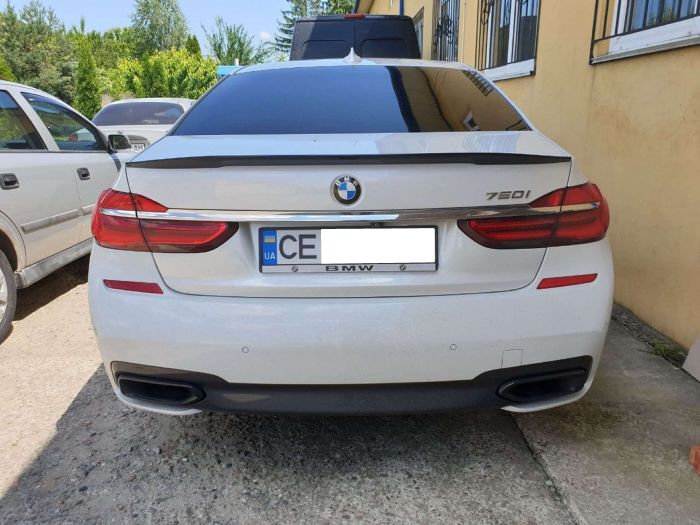 Спойлер Черный глянец на BMW 7 Series G11/G12 2015-2019 года