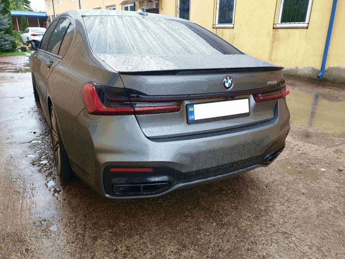 Спойлер Черный глянец на BMW 7 Series G11/G12 2015-2019 года