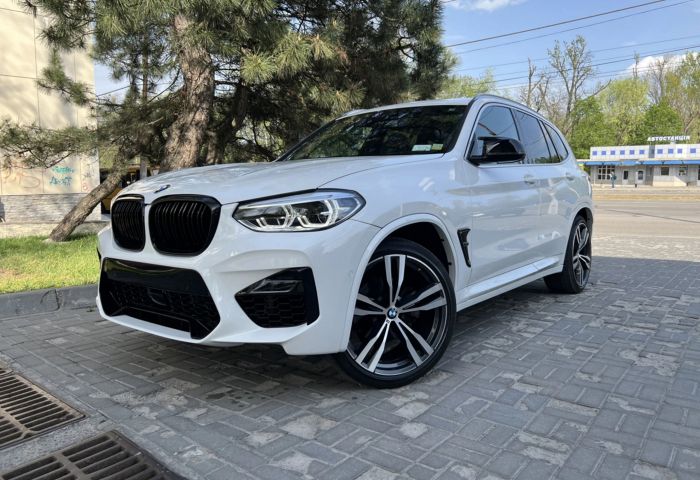 Передний бампер (стиль X3M F97) на BMW X3 G01 2018-2022 года