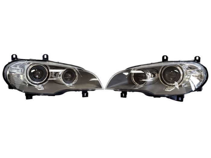 Передние фары Bi-Xenon No Adaptive (без блоков) на BMW X5 E70 2010-2013 года