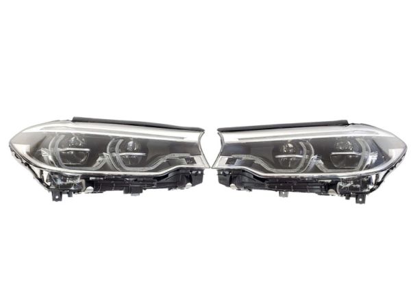 Передние фары (Full Led Adaptive) без блоков на BMW 5 Series G30/G31 2017-2020 года