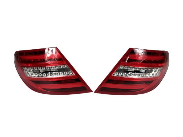Задние фонари ( LED замена галогена ) Стопы на Mercedes-Benz C-Class W204 2007-2014 года