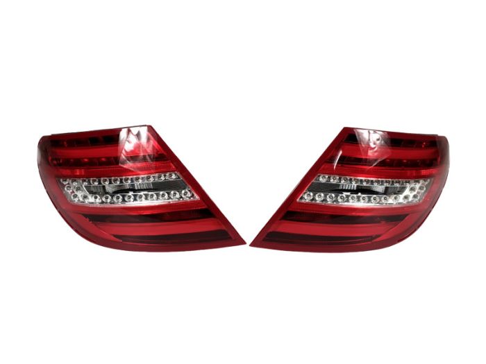 Задние фонари ( LED замена галогена ) Стопы на Mercedes-Benz C-Class W204 2007-2014 года