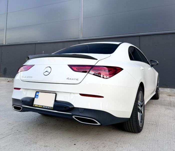 Спойлер Черный глянец на Mercedes-Benz CLA-Class C118 2019-2022 года