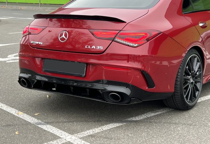 Спойлер Черный глянец на Mercedes-Benz CLA-Class C118 2019-2022 года