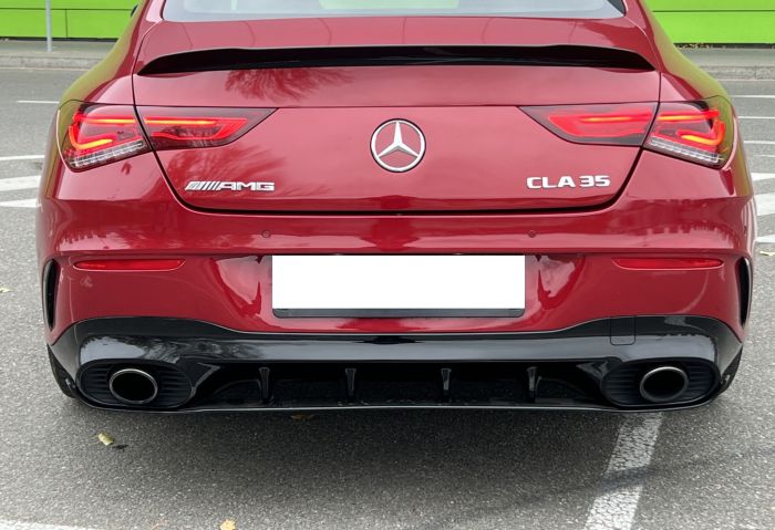 Спойлер Черный глянец на Mercedes-Benz CLA-Class C118 2019-2022 года