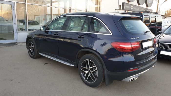 Подножки на Mercedes-Benz GLC-Class X253 2015-2019 года