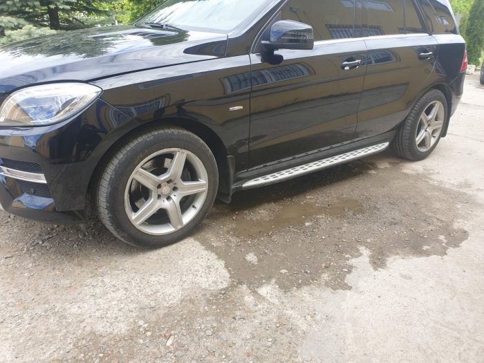 Подножки на Mercedes-Benz ML-Class W166 2011-2015 года