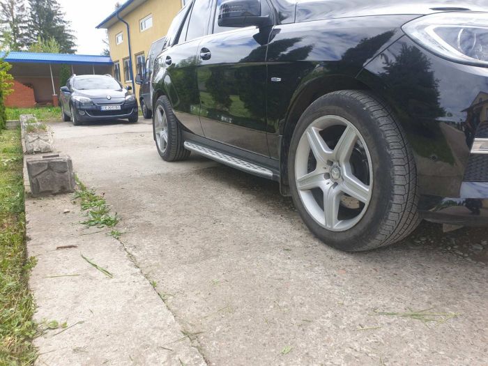 Подножки на Mercedes-Benz ML-Class W166 2011-2015 года