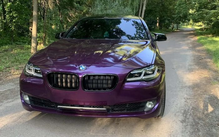 Передние фары стиль G30 Laser LCI на BMW 5 Series F10/F11 2010-2017 года