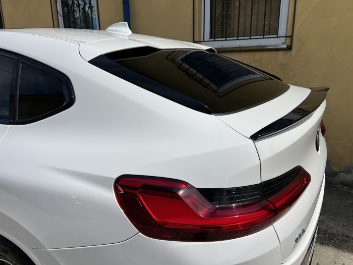 Спойлер Черный глянец (стиль X4M) на BMW X4 G02 2018-2022 года