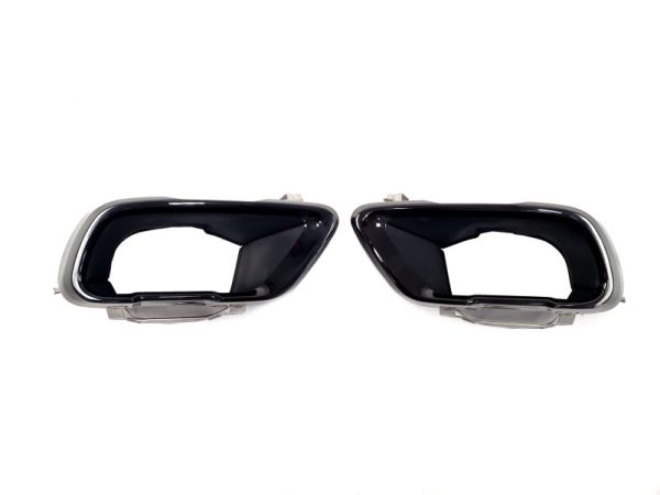 Насадки на выхлоп Full Black (M-Paket) на BMW X5 G05 2018-2022 года