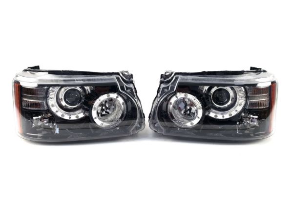 Передние фары Bi-Xenon (не адаптив) комплектные на Land Rover Range Rover Sport L320 2010-2013 года