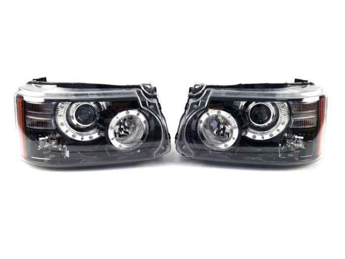 Передние фары Bi-Xenon (не адаптив) комплектные на Land Rover Range Rover Sport L320 2010-2013 года